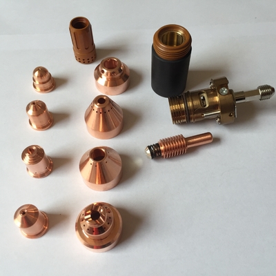 piezas compatibles 5pcs para el material de cobre CCC del electrodo de materiales consumibles de Hypertherm 220842 certificado