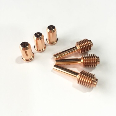 Piezas compatibles de cobre para Hypertherm Powermax 30 materiales consumibles 85159000 con vida de servicio larga